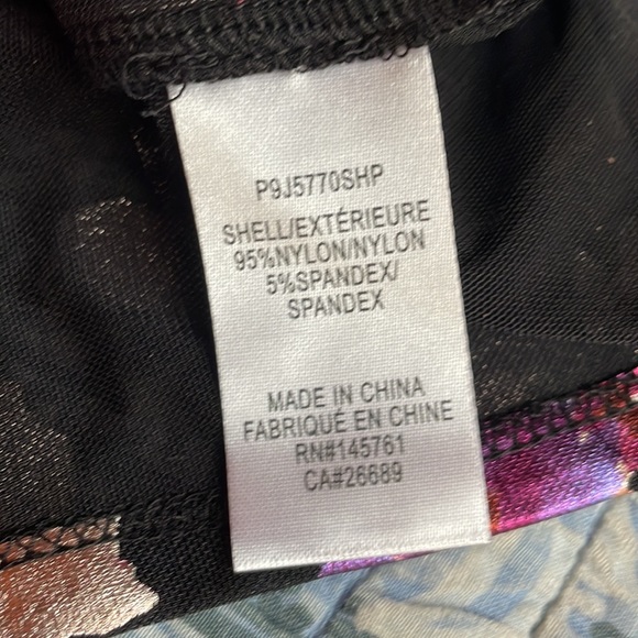 Parker Billy Metallic Floral Draped Top - NWT - M - Picture 6 of 8